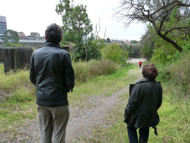 Riverside walk (Georges River at Liverpool Weir) Janny Ely & Peter Read